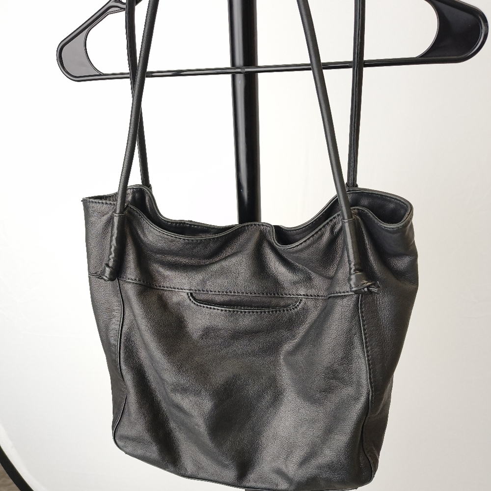 HOBO Black Genuine Leather Tote Bag - Picture 8 of 8